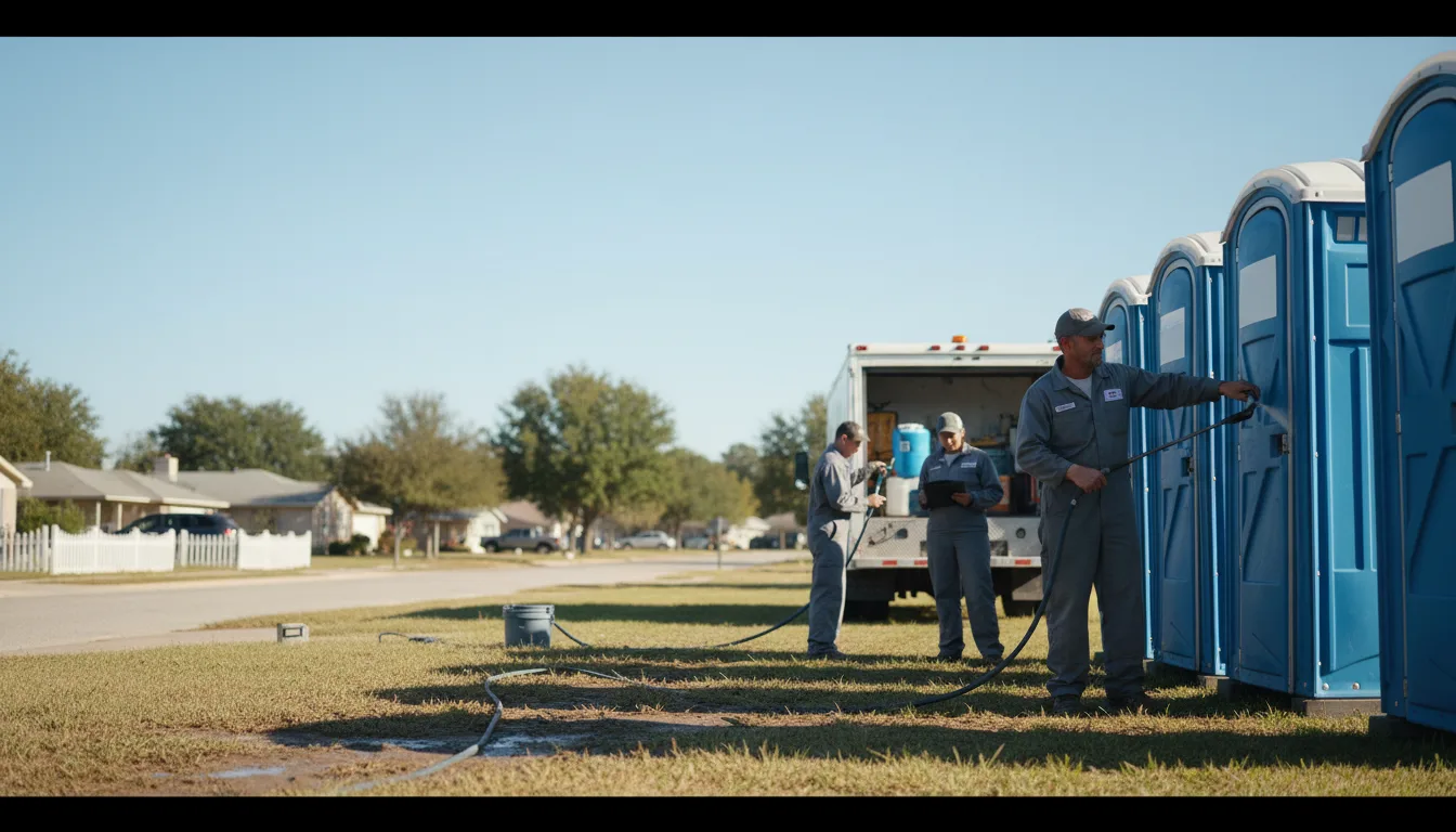 Long-Term Portable Toilet Rental in Traskwood, AR near me